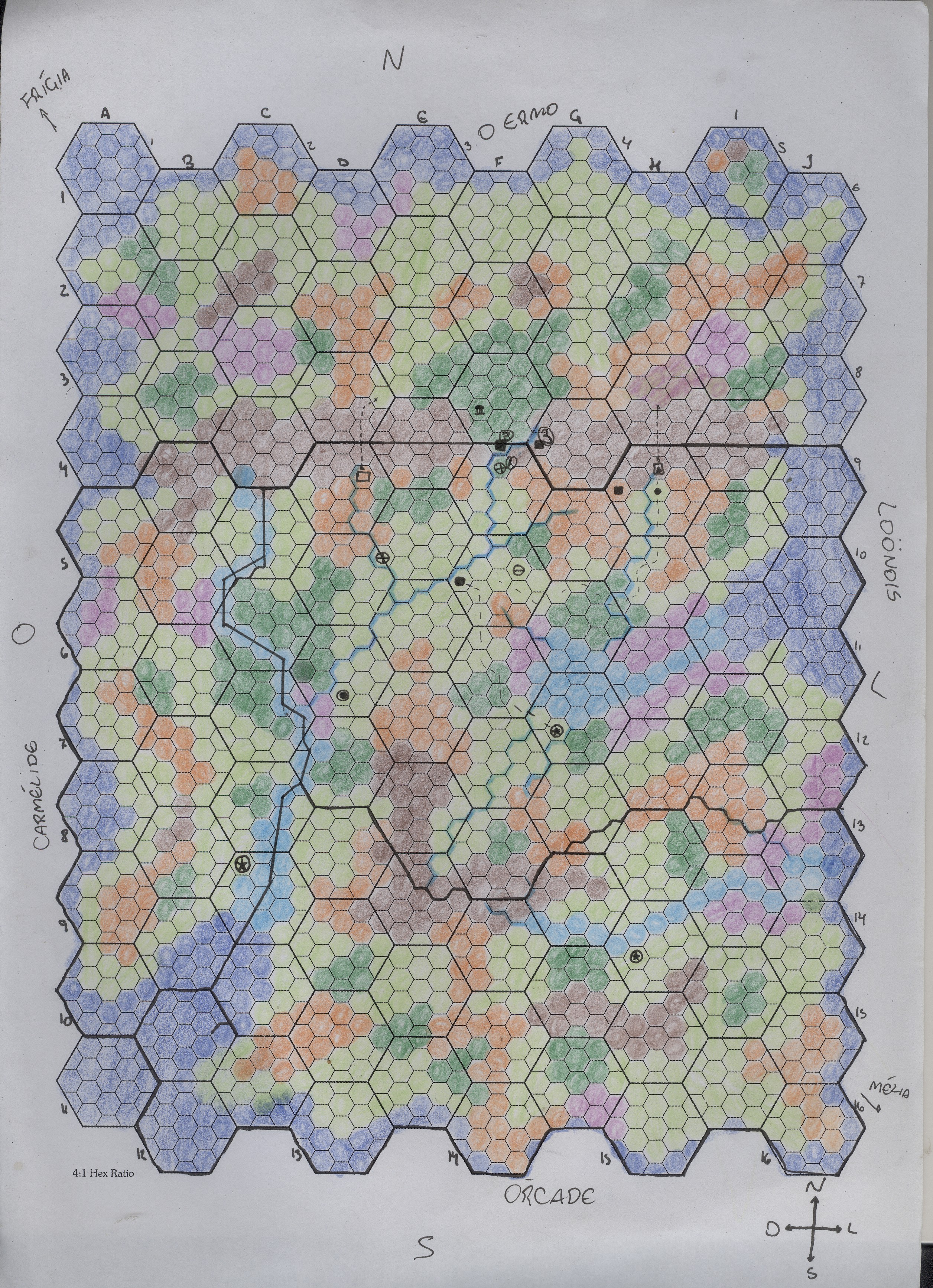 mapa de evros